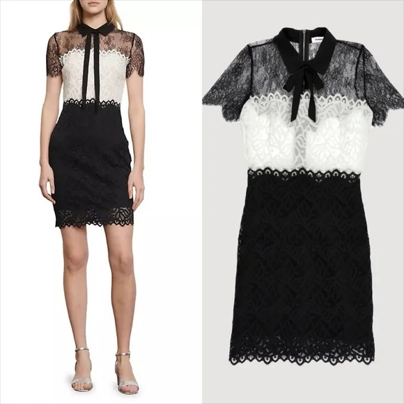SANDRO Rozen lace dress